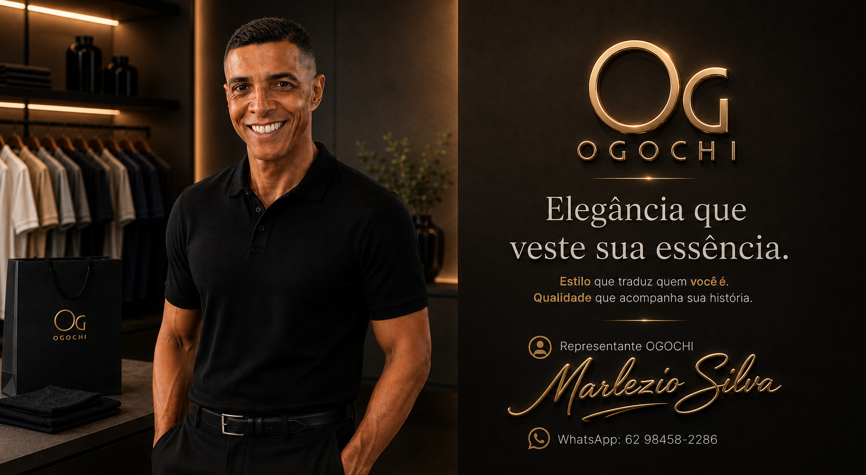 Propaganda Marlezio Silva representante OGOCHI